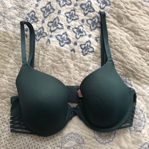 PINK/VS teal-colored bra